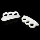 2x Silicone Gel Toe Finger Separator Bunion Guard Hallux Foot Massager Valg S1L4