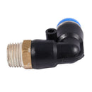 5pcs Pneumatic 8mm to 1/4" PT Male Thread 90 Degree Elbow Pipe Quick Fittin Y8X3