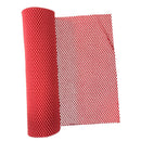 Red Foam Rubber Anti-Slip Shelf Drawer Liner Placemat for Cabinets,Desks