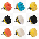 Polishing Pads Sponge,3 Inch Woolen Waxing Buffing Kits Compound Auto Car P S5H6