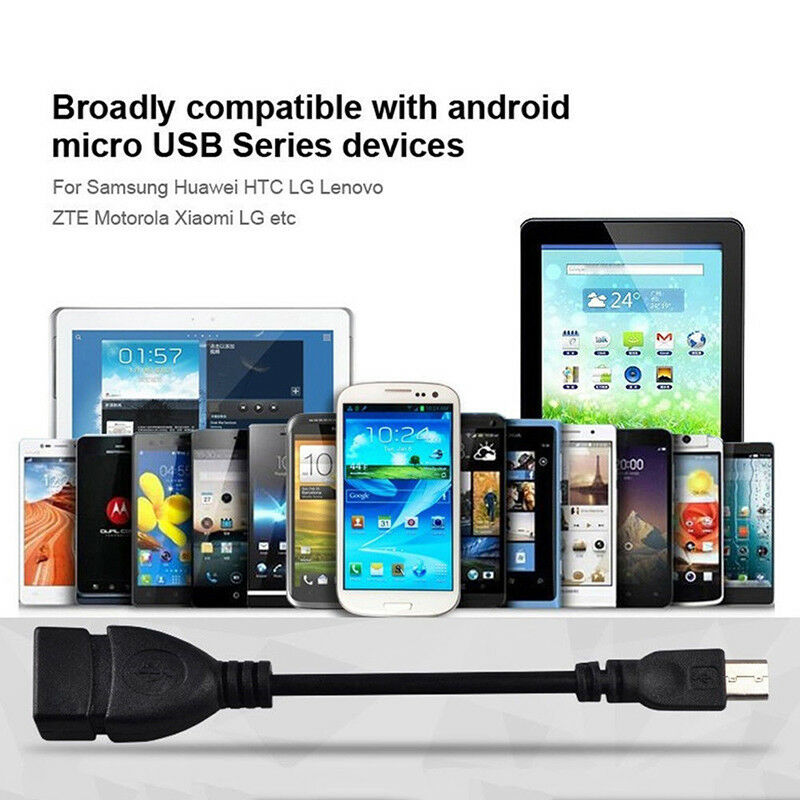 Micro USB to USB OTG Cable Adapter For Smart Android Mobile Phone Tablet PC  Z
