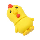 Novelty Cute Chicken Shape 32GB USB2.0 Flash Drive Cartoon Thumb Drive