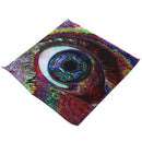 Cosmos Silk Cloth Art Poster Home Wall Decor, Psychedelic Eye F1Y7