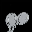 Vivid Two Balloon  Metal Cutting Dies Stencils Scrapbooking Embossing Folde BX