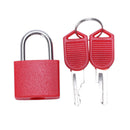 23mm Brass Padlock Travel Luggage Padlocks Lockï¼ˆColour: redï¼‰