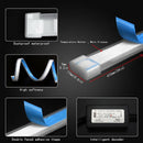 2X 60cm LED Switchback Headlight Sequential DRL Light Strip Tube White Yellow BX