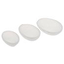 3 Pieces Silicone Oval Shape Dome Cabochon Molds Jewelry Making DIY Pendants