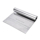 Stainless Steel Metal Cake Scraper Pizza Dough Pastry Cutter Scale Baking Tool