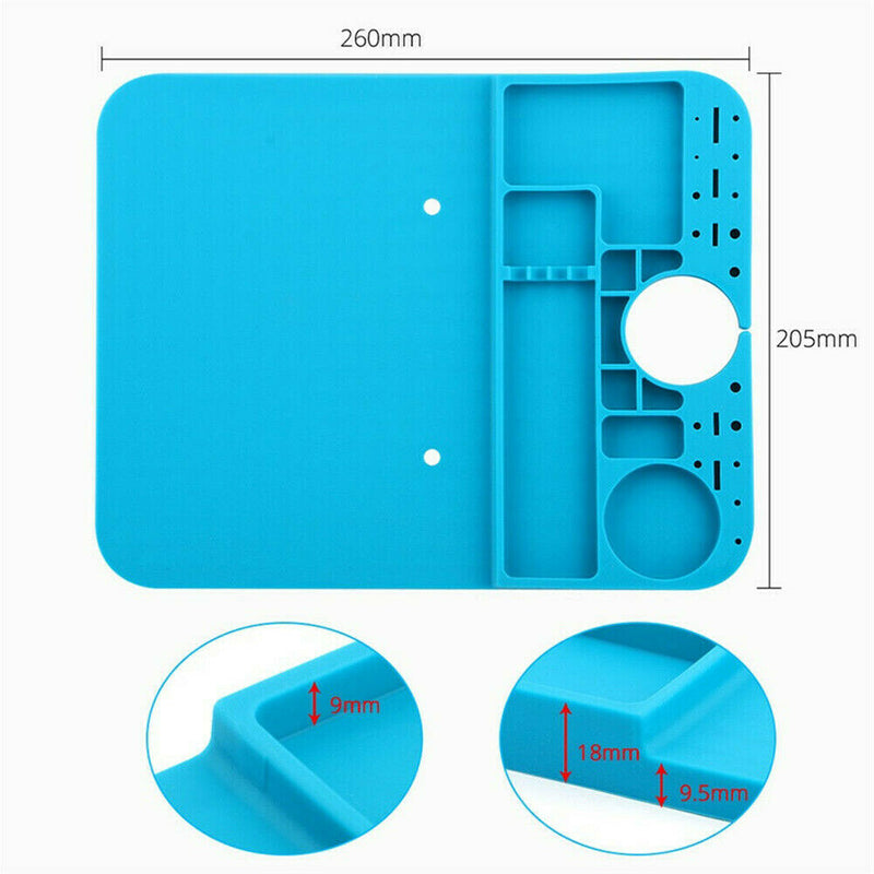 Flexible Anti Static Non Slip Soldering Mat Heat Resistant Microscope Pad