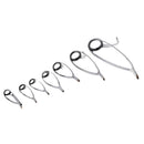 7pcs Fishing Rod Guides Tip Top Repair Kit Double Leg Boat Fishing Rod Guide