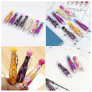 Ball Pen Mini Advertising Pen Retractable Ballpen 0.5mm Blue Ink Stationery