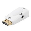 1080P HDMI Male to VGA Female Adapter Video Converter with Audio Output N3