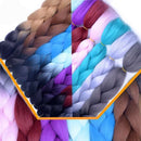 Hair Wigs 24Inch Synthetic Jumbo Braids Hair 100G/Pack Hair Blonde Crochet