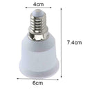 E14 To E27 Screw Socket Lamp Holder Extend Base LED Light Adapter-Conv Top L7P3