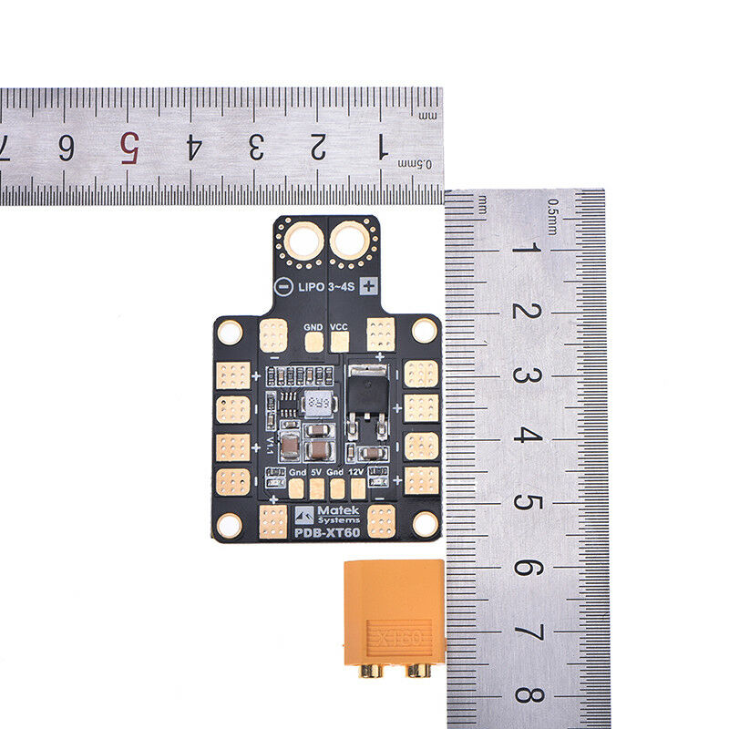 1pc pdb xt60 bec 5v/12v power distribution module board for fpv drone quad  Kw