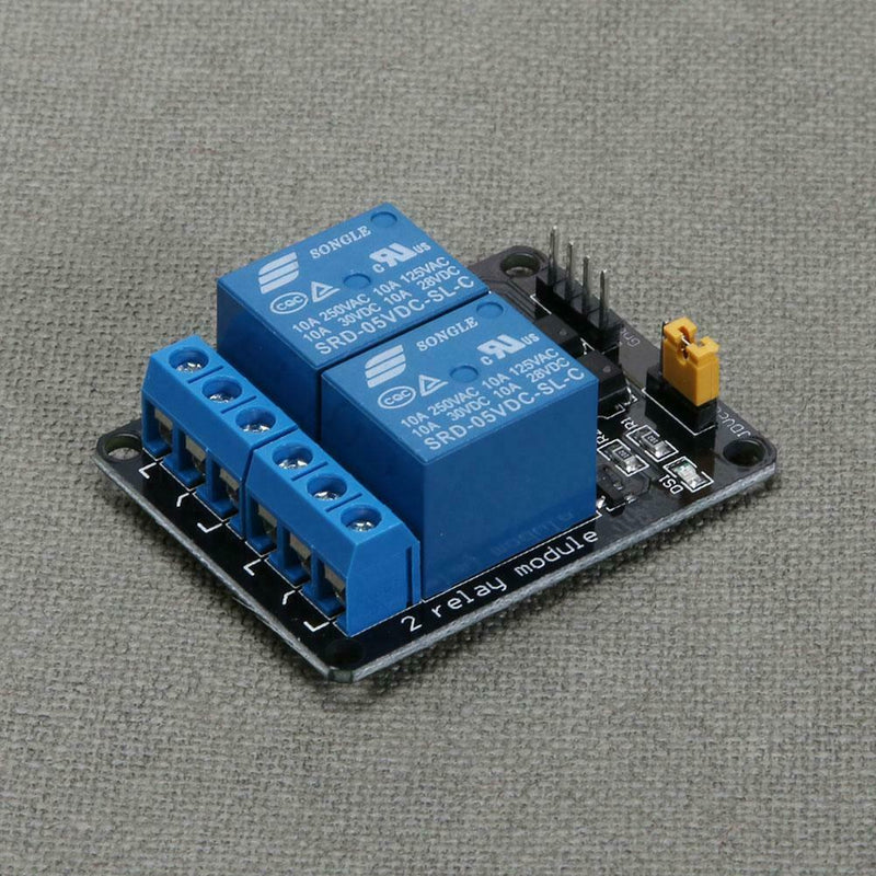 DC 5V 2 Way Relay Driver Control Module PLC Controller Board for Arduino