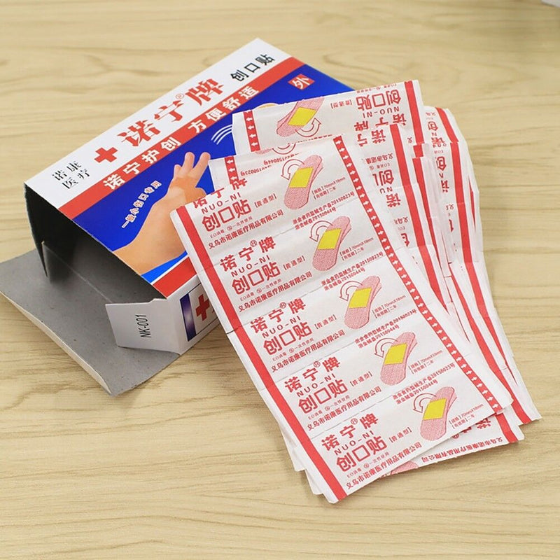 Waterproof100x Strips Band Aid PE  Bandages Adhesive Bandages Tap Dwly