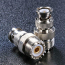 Q9 BNC Male to UHF Female RF Coaxial Coax Connector RF BNC-J/UHF-K Adapter