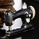 Sewing Machine Brooch Pin Black Enamel Brooch Collar Scarf Decoration Jewelry SE