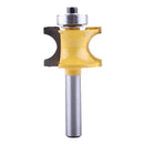 2 Pieces 8mm Shank Bullnose Router Bit C3 Carbide Tipped