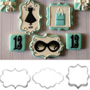 3pcs Stainless Steel European Pattern Cutter Mold For Cake Cookie Baking T Tw