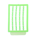 10pcs Boilie Stoppers Carp Fishing Pellets Bands Bait Elastic Bands Green