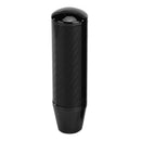 Car Gear Shift Knob Carbon Fiber Aluminum Shifter Lever Stick Knob (Black)