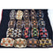 1pc Magic Butterfly Shape Wood Beads Stretchy Hair Styling Slide Clip Updo Combs