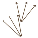 6pcs/set Long Handle Stir Stick Coffee Soup Drink Dessert Juice Silicone St a Gw