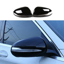 Black ABS Right Drive Rearview Mirror Cover Trim for Mercedes Benz C E GLC