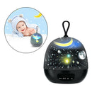 Starry Night Light Projector 8 Color Changing USB Rechargable for Baby Kids
