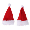 20/set Mini Christmas Santa Cap Wine Bottle Cover Hat Ornament Supplies