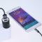 Metal Dual USB 2.1A Car Cigarette Lighter Adapter Charger(Black) A