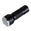 LED Flashlight, Pocket-Sized Torch 21 LEDs 395nm UV Blacklight Flashlights