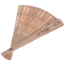 Wooden Hand Fan Wedding Favors Sandalwood Hand Fans Wedding Decor Folding FaA3C