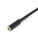 3.5mm (TRS) Mini-Jack Female Microphone Adapter to 3-pin XLR Female Connector