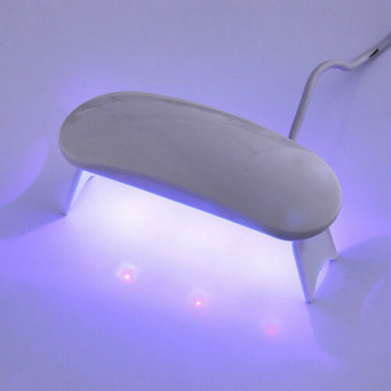LED UV Nail Dryer Curing Lamp mini 6W Light Portable Gel Based Polish DRY AU