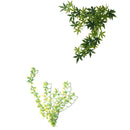 Set of 2, 50cm/20inch Reptile Vivarium Artificial Yellow Green Vines Plastic