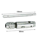 Ratchet Tap Steel Wrench Adjustable T Handle Machine Screw Taps with 5Pcs M B6F0