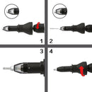 1Set electric rivet nut gun riveting tool cordless riveting drill adaptor BL BX