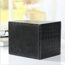 Luxury Leather Desktop Remote Control/Tv Guide Organizer Box Makeup Cosmeti