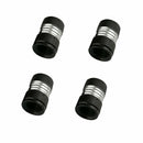 4X Metal Black Car Truck Bike Tire Wheel Rims Stem Air Valve Caps Tyre Cover
