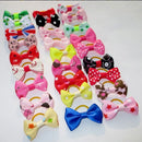 100pcs Handmade Designer Pet Dog Accessories Grooming Hair Bows For Puppy Kit