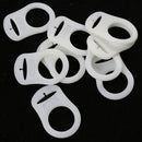 10 Pieces Pacifier Clip Set Silicone Baby Clip Dummy Pacifier Holder