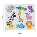 9x Kids Full Drill DIY Diamond Painting Stickers Animal Phone Cup Decals