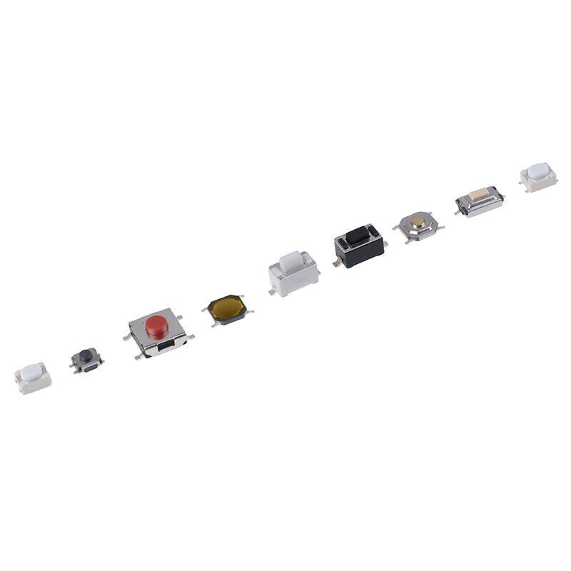 10 Types 250pcs Mixed Tactile Push Botton Switch Car Key Remote Microswitch K Gw