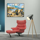 Painting By Numbers Kit DIY Seaside Scenery Canvas Oil Art Picture Craft
