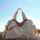 Multi-Functional Patchwork Canvas Handbag Large Capacity Ladies Handbag Sho