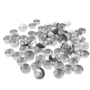 100x Mini Aluminum Tea Light Tins Empty Case Containers for Candle Making