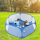 Foldable Pet Fence Game Safe Playpen Animal Cage for Hamster Guinea Pig A
